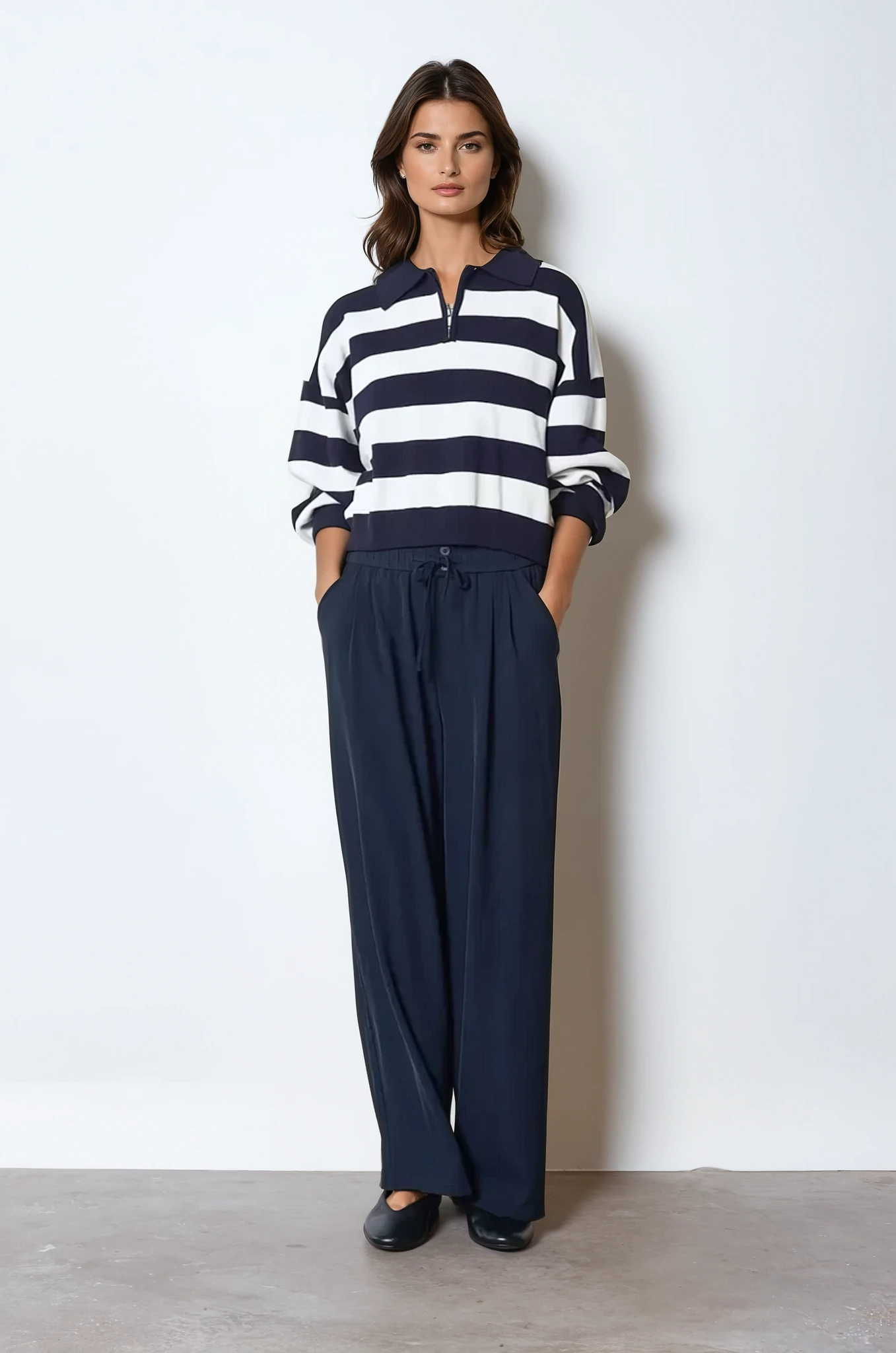 Pantalon Kim bleu marine